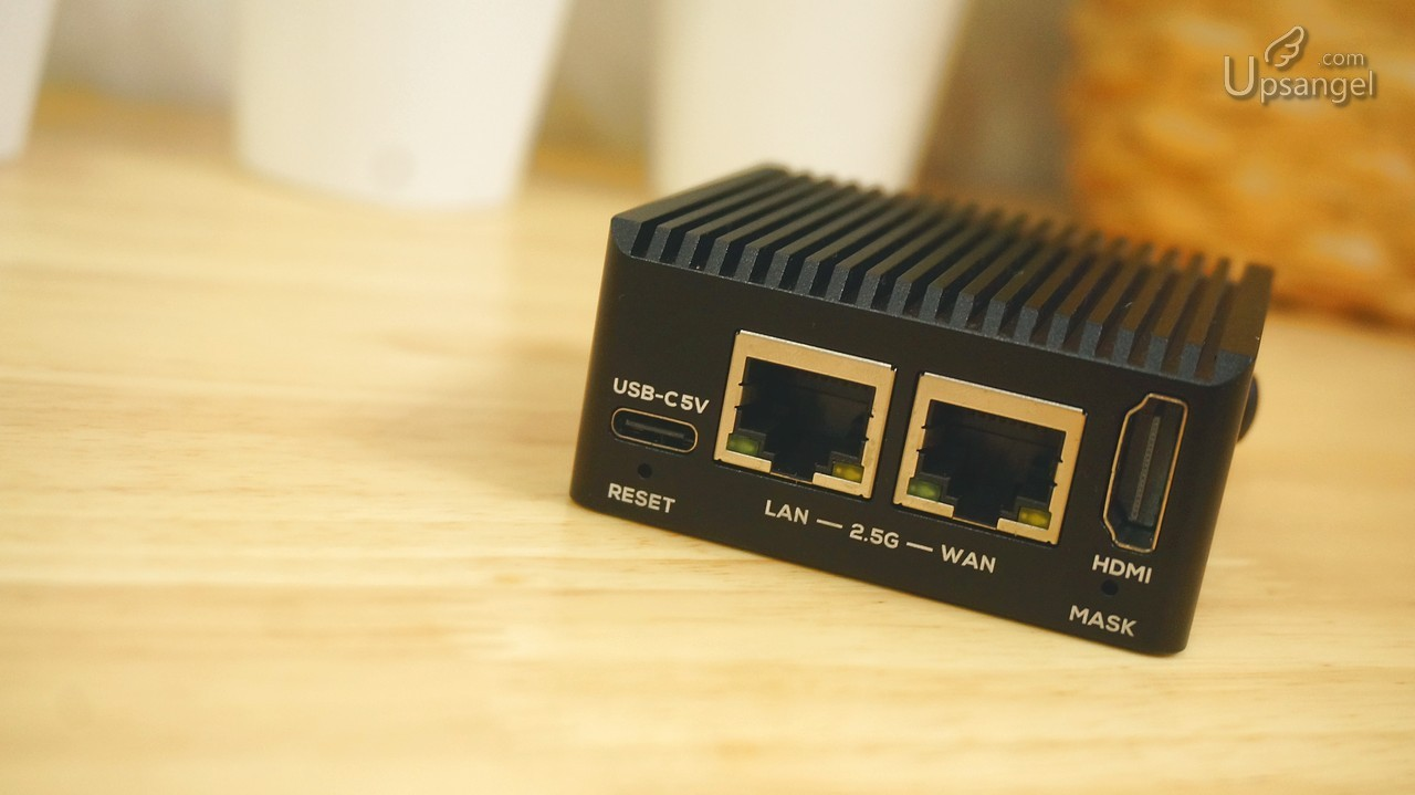雙2.5GbE網口的Ups-Dragon – 將路由器連在LAN接口