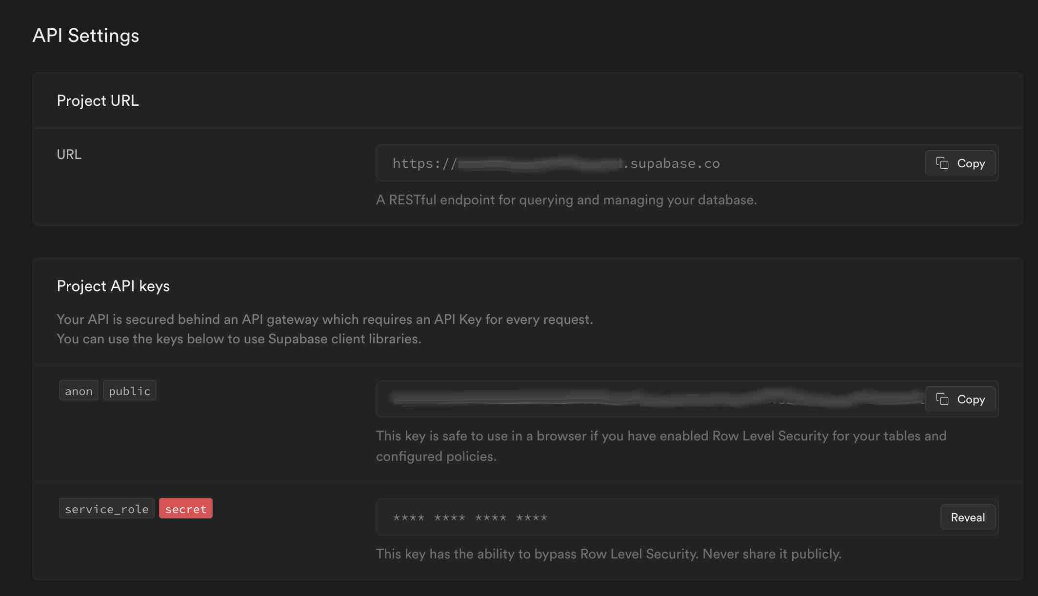 Supabase Anon Key
